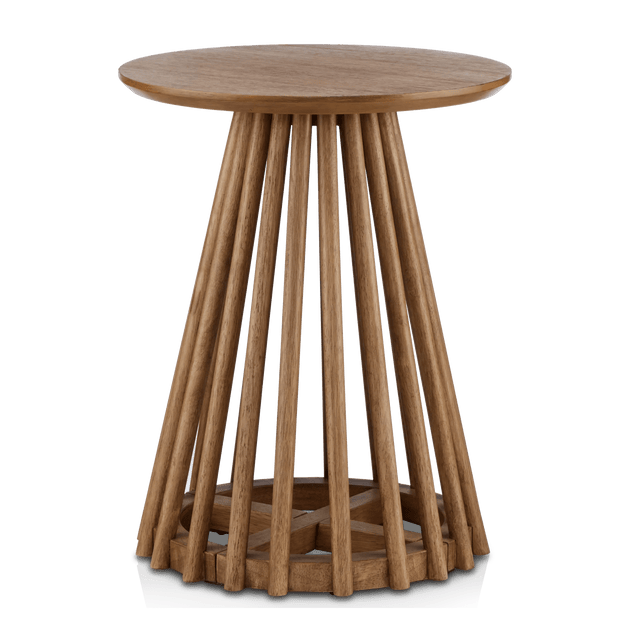 Mango Wood Openwork Side Table