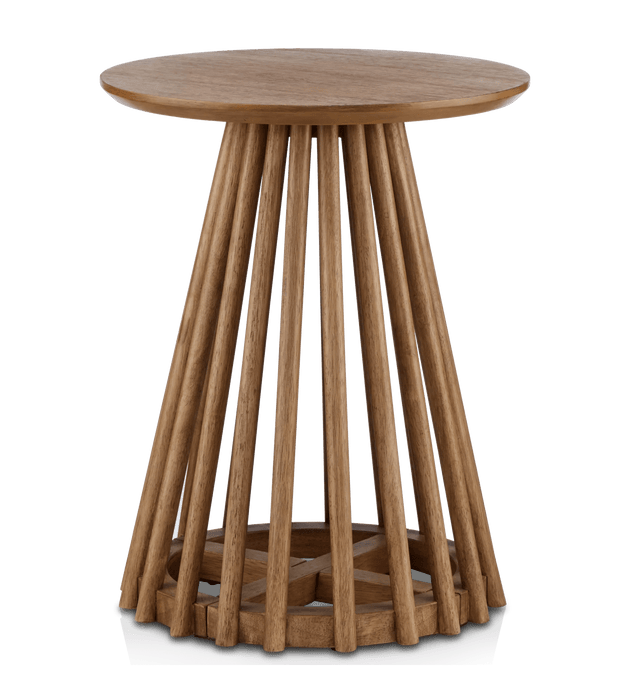 Mango Wood Openwork Side Table