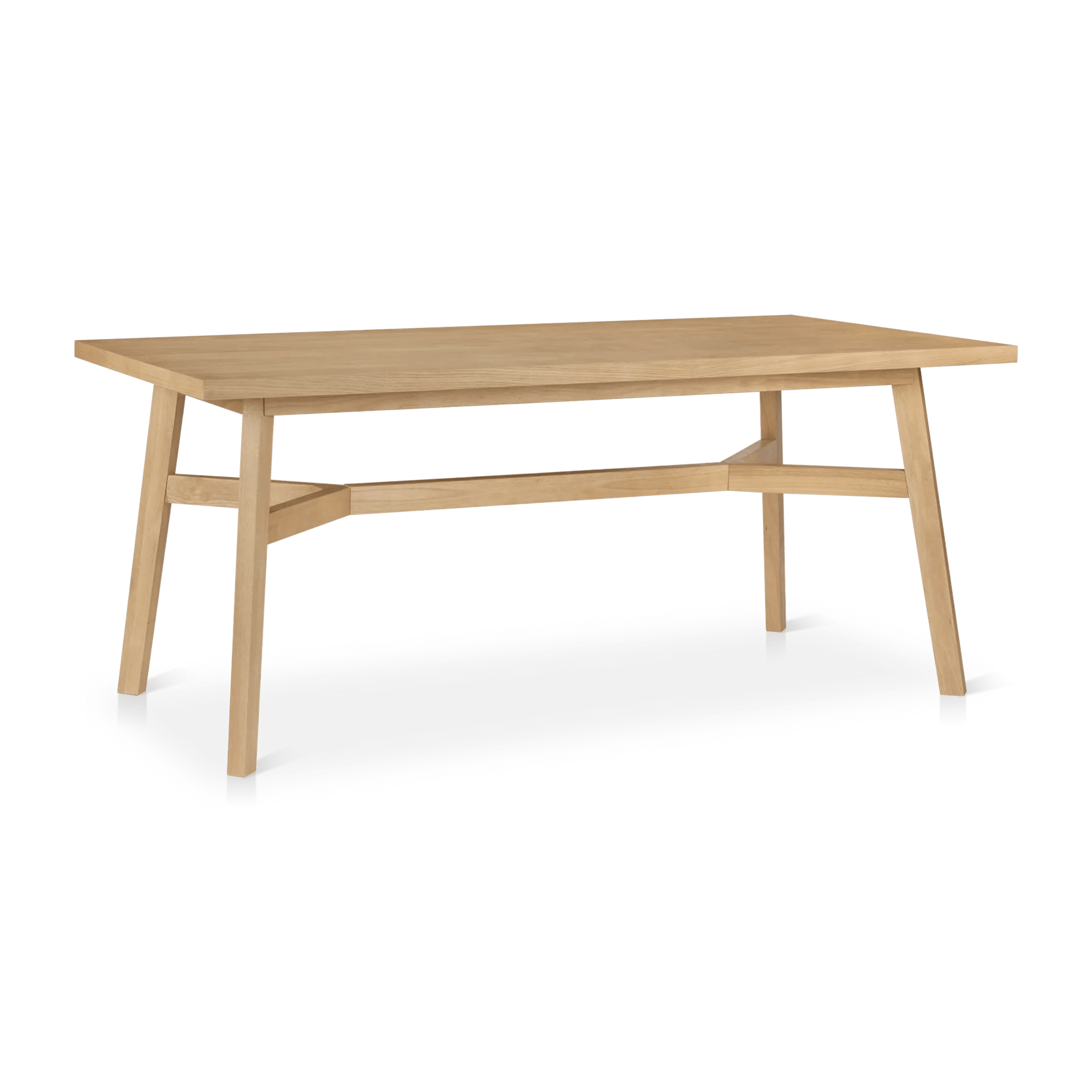 Table de salle à manger moderne en bois naturel