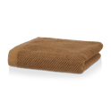 Serviette à main texturée Cognac