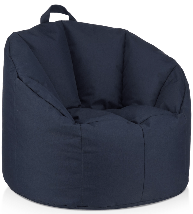 Fauteuil poire en toile Marine