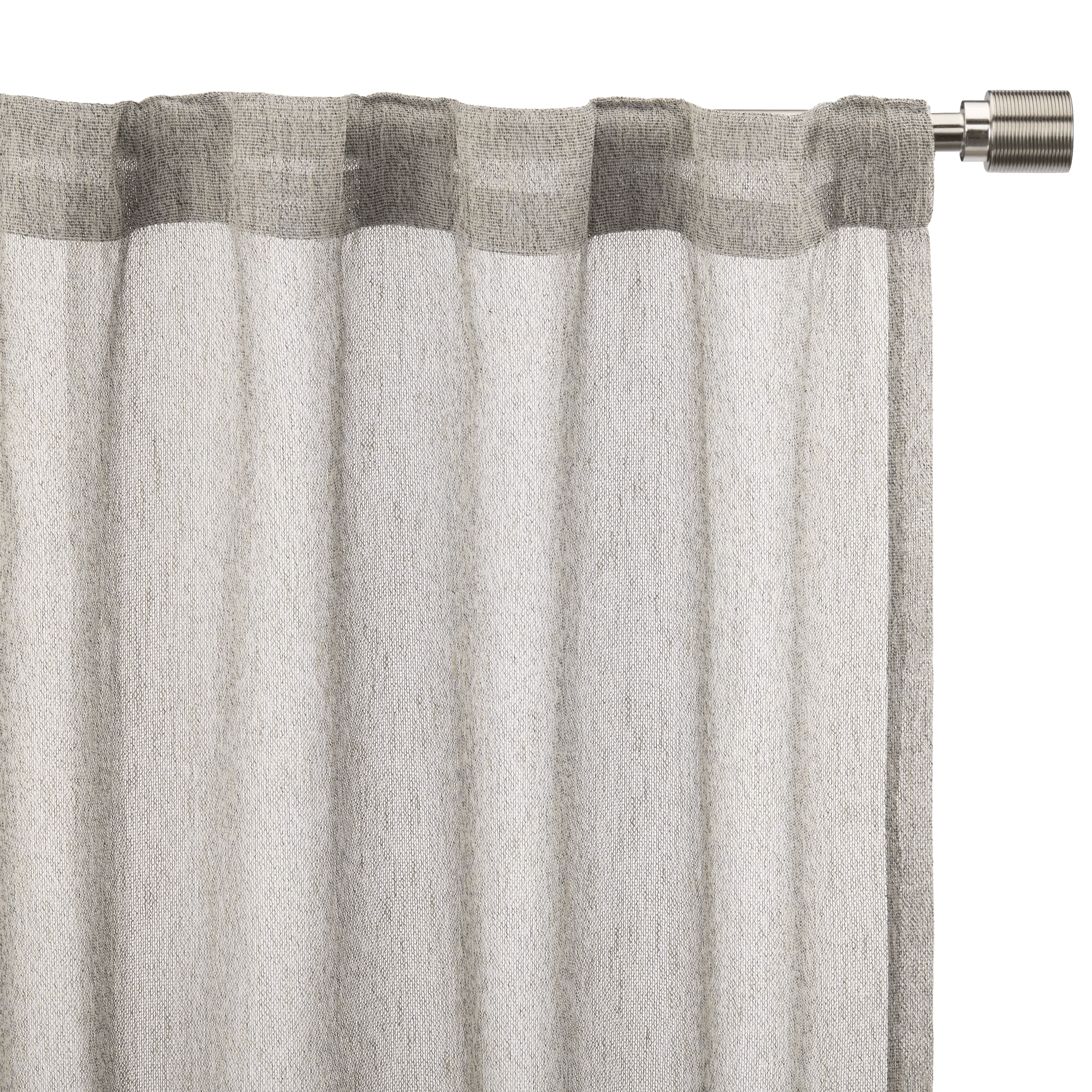 Eneca Back-Tab/Rod-Pocket Curtain
