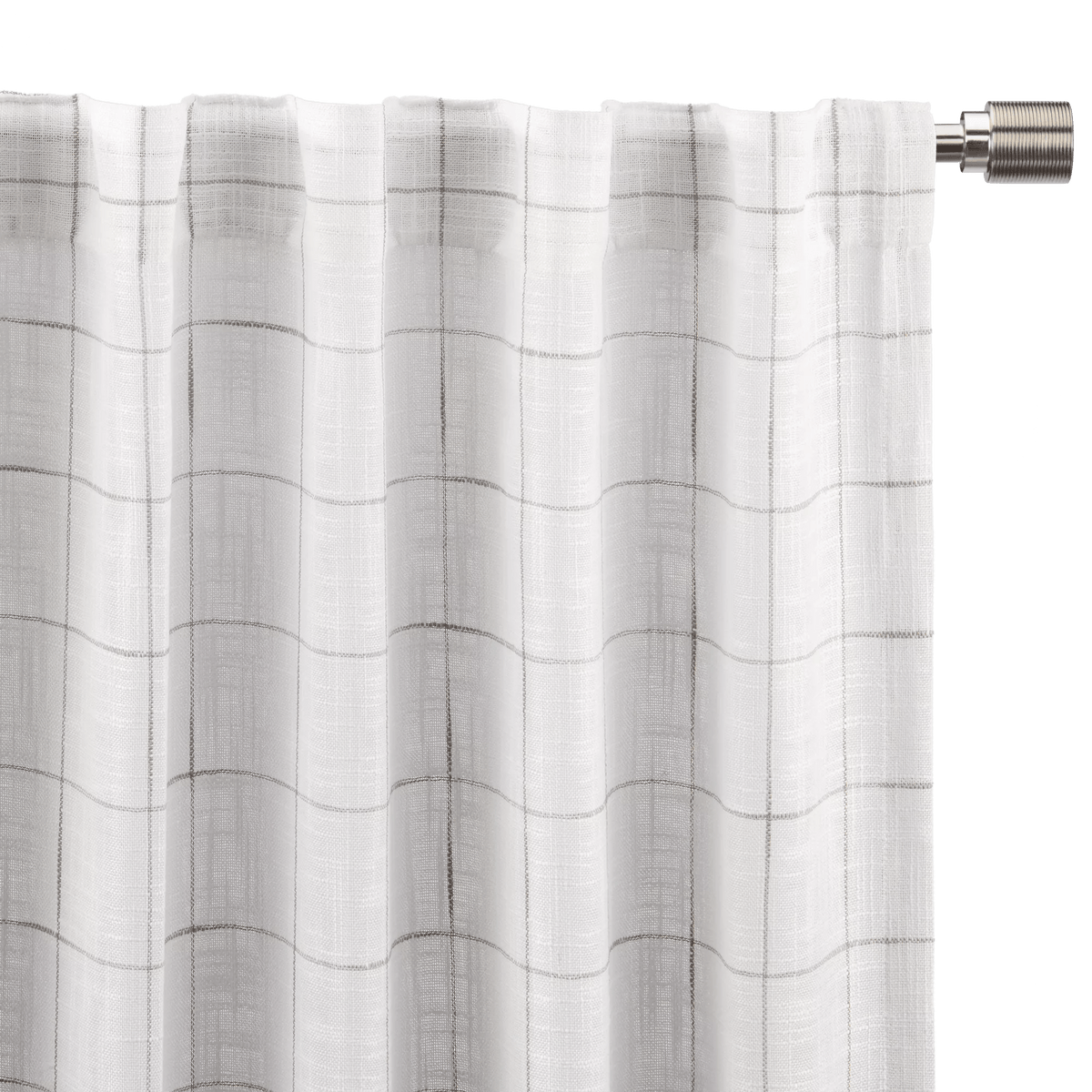 Nilam Back-Tab/Rod-Pocket Curtain