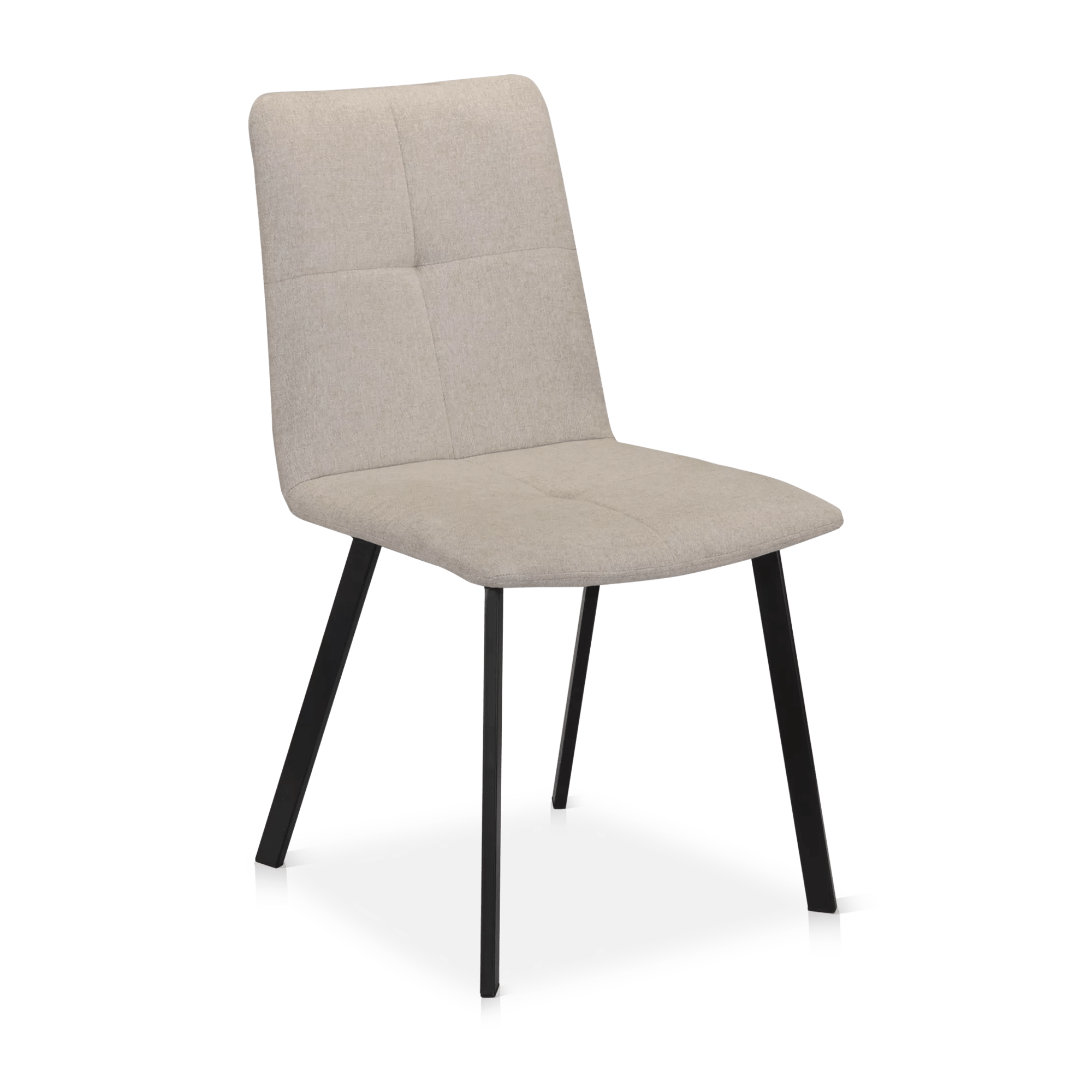 Fabric and Metal Dining Chair