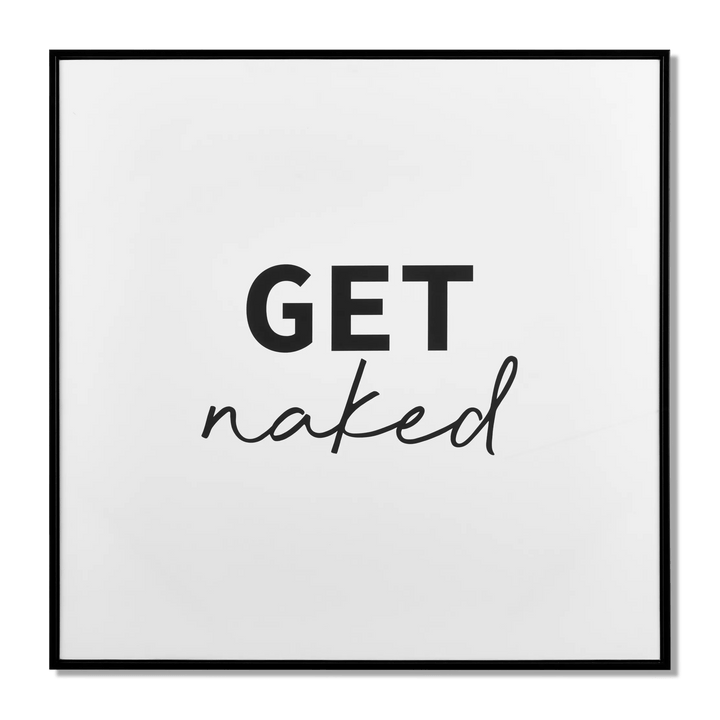 Get Naked Printed Canvas