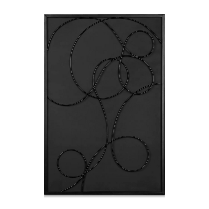 Metal Swirl Wall Art