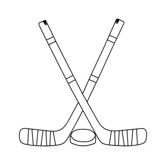 Metal Hockey Wall Art