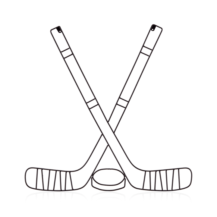 Metal Hockey Wall Art