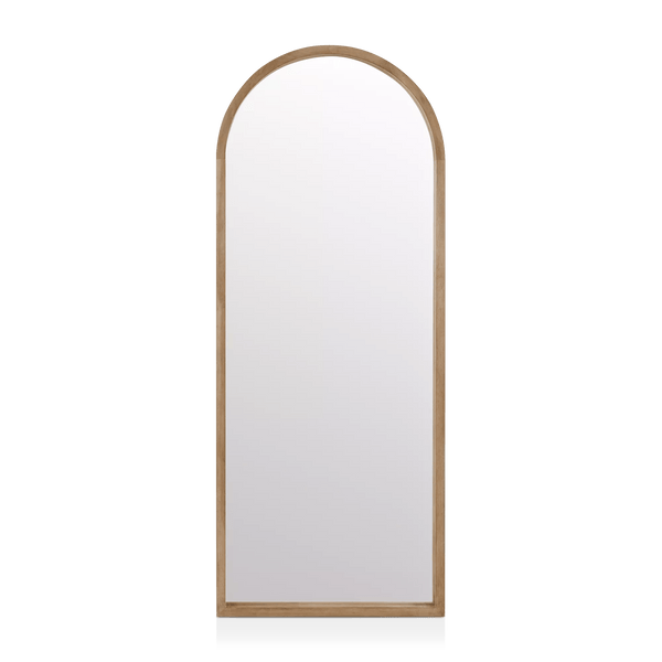 Full-Size Mirror with Wooden Arched Frame – Bouclair