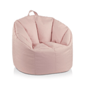 Fauteuil poire en toile Rose