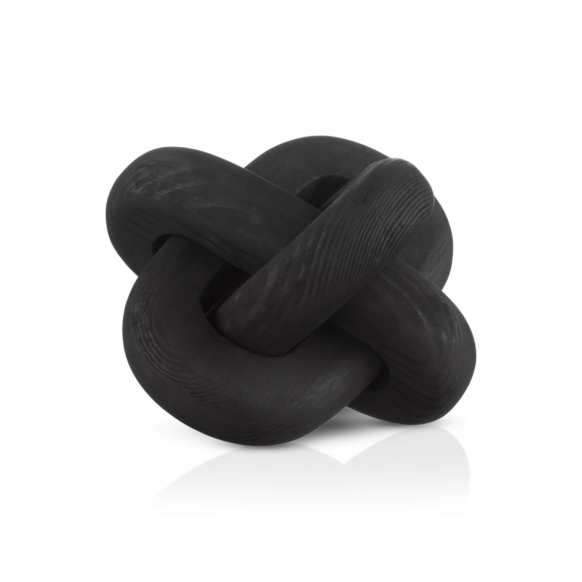 Abstract Knotted Wood Decorative Object