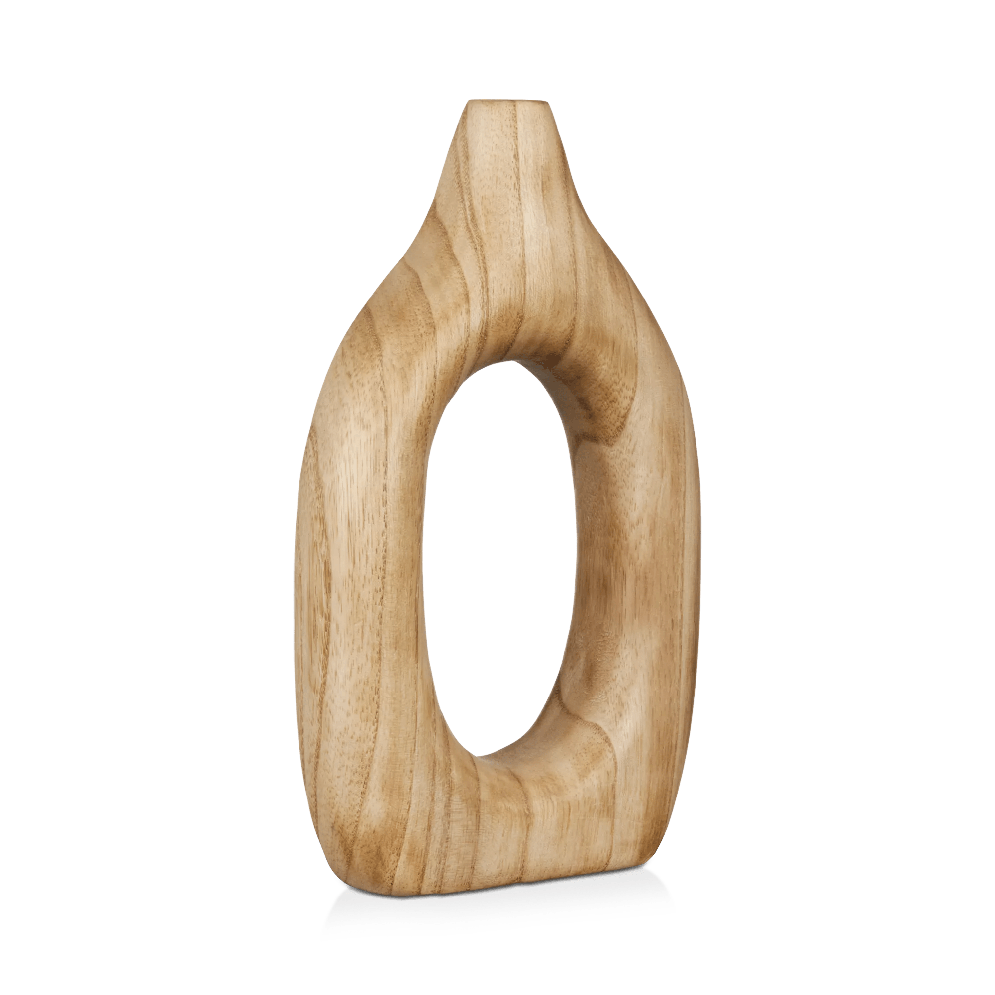 Vase en bois