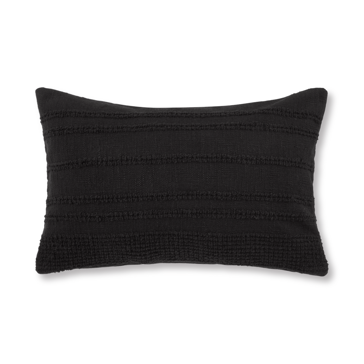 Coussin lombaire décoratif Lindy noir
