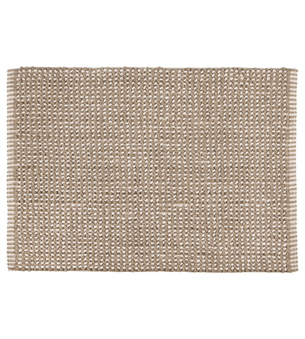 Tapis de bain à deux tons