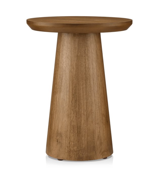 Mango Wood Hourglass Side Table