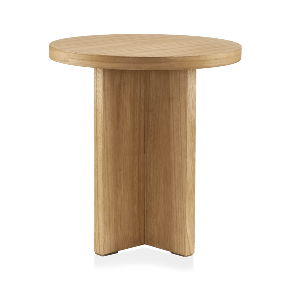 Table d'appoint ronde en bois