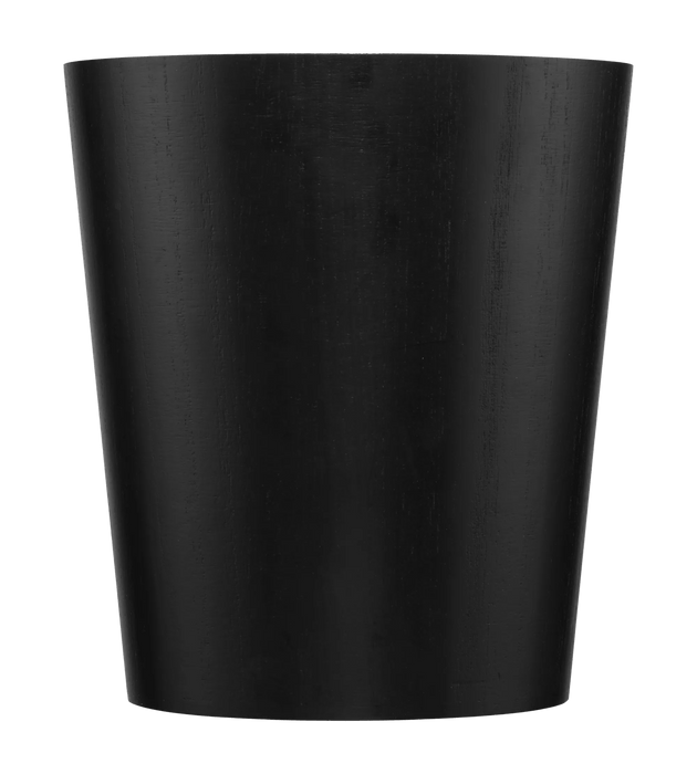 Corbeille en bois noir