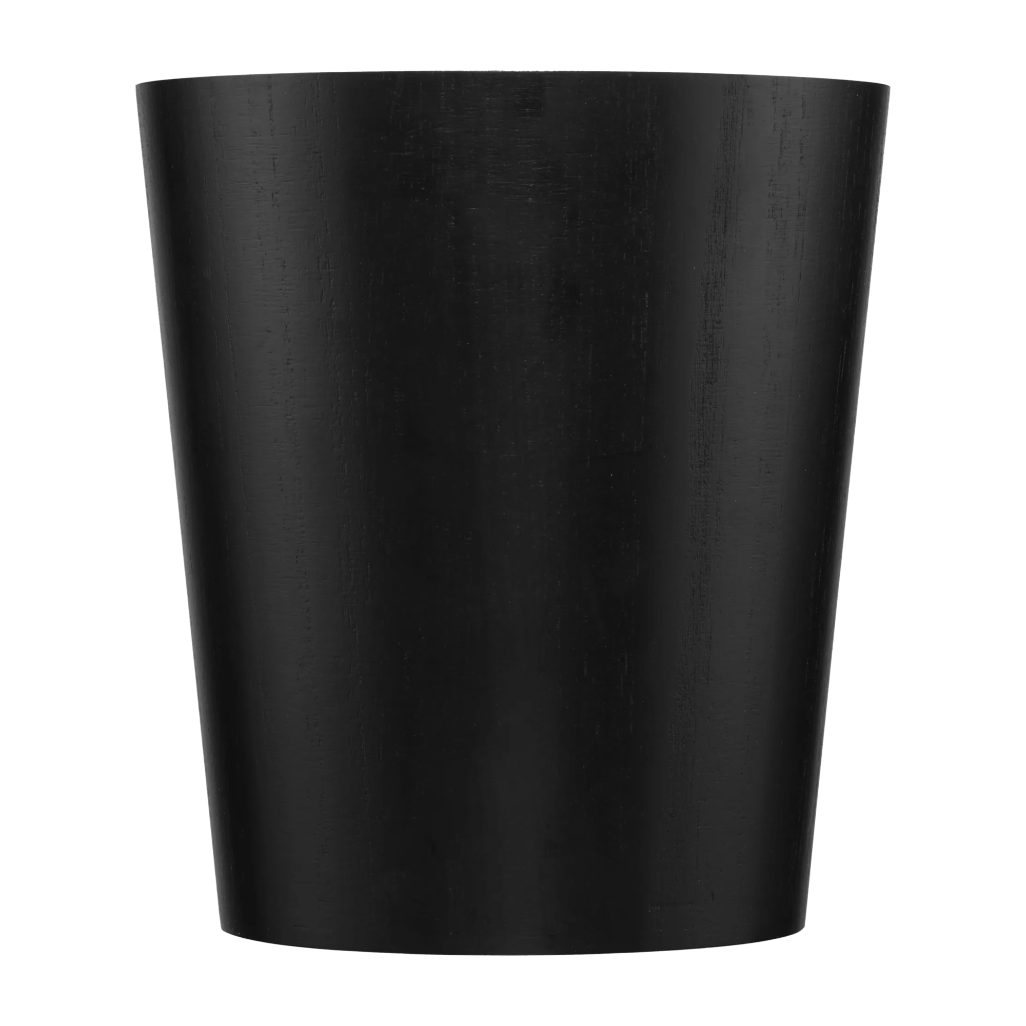 Corbeille en bois noir