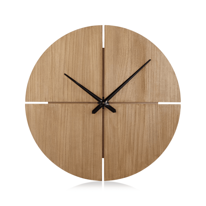 Natural Wood Wall Clock