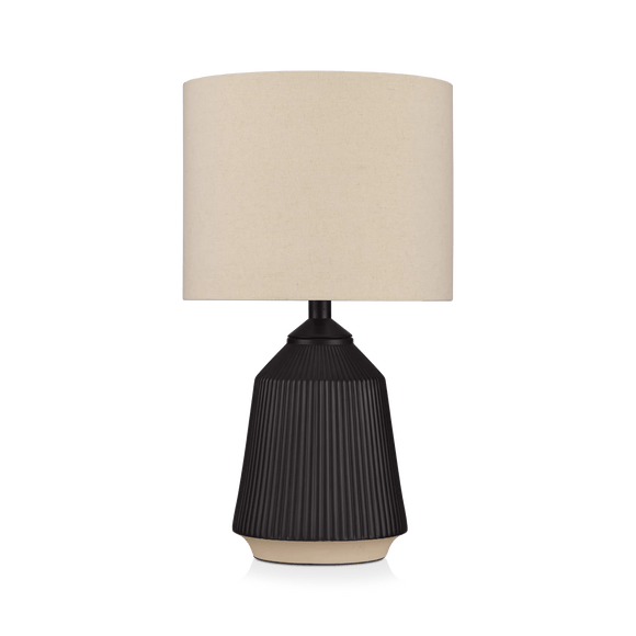 Lampe de table en céramique Noir et Blanc