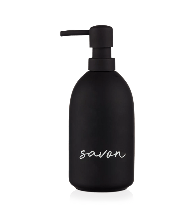 Ceramic Soap Dispenser with Typography