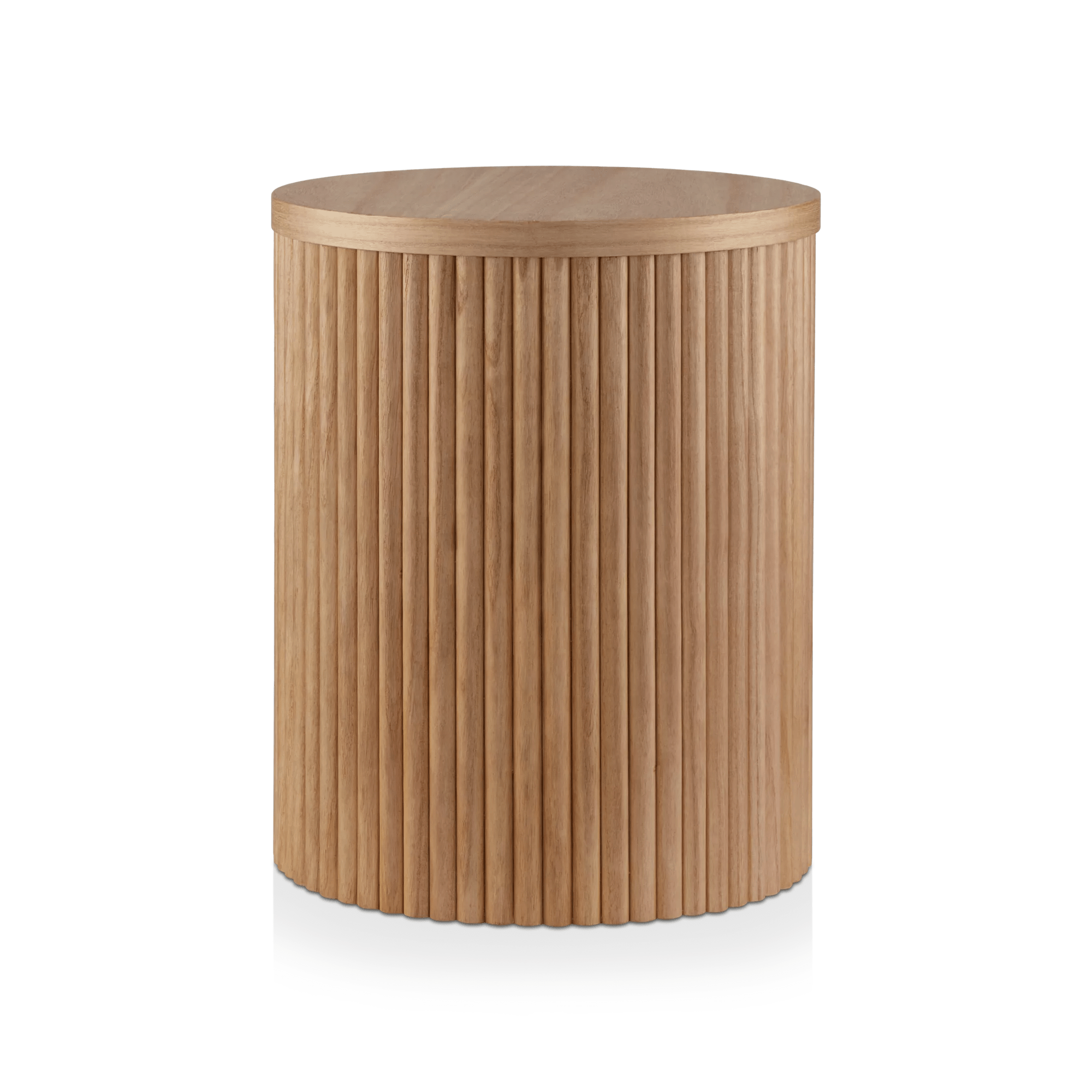 Table d'appoint en bois naturel