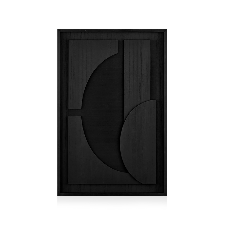 Black Wood Wall Art