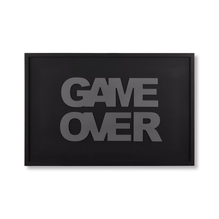 Game Over Wall Decoration