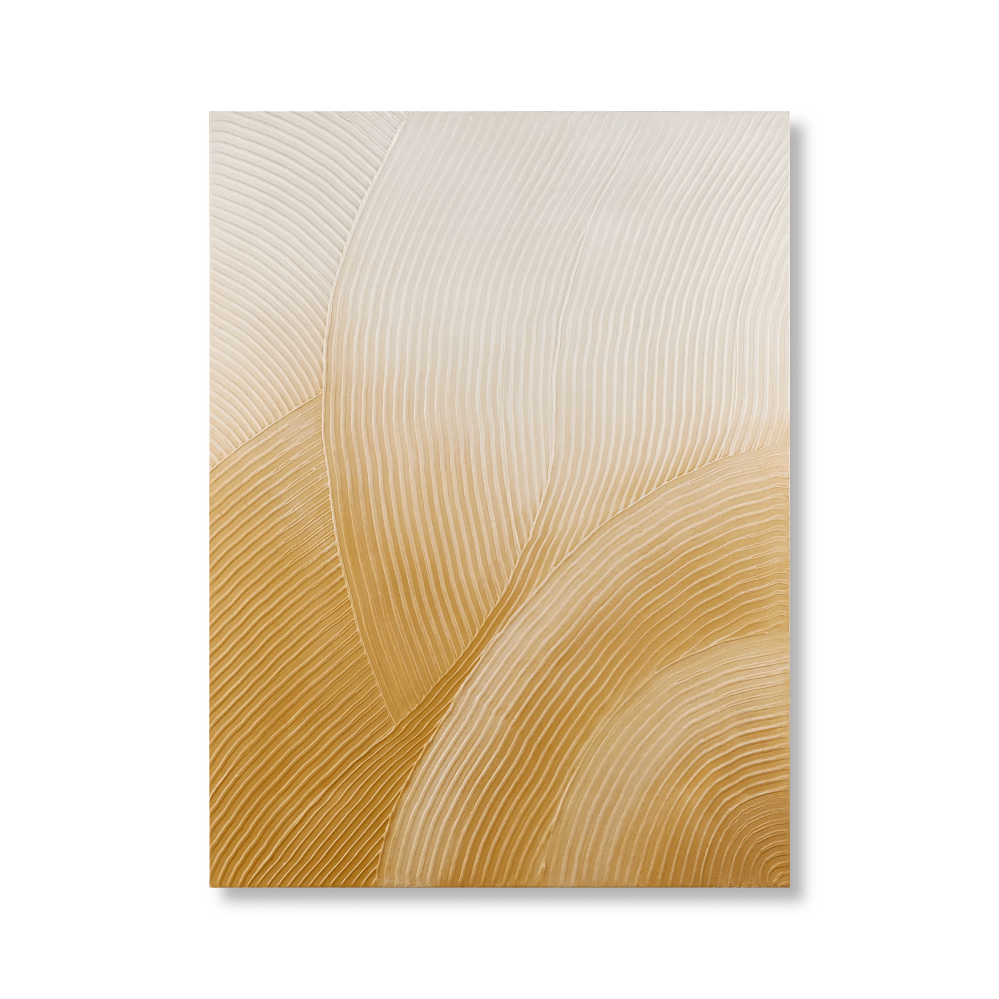 Oil Painted Textured Lines Canvas