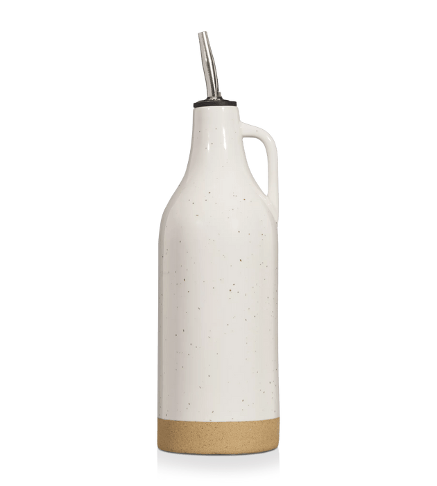 Bouteille à huile en céramique avec bec verseur