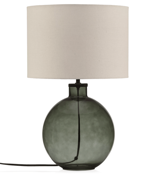 Lampe de table en verre