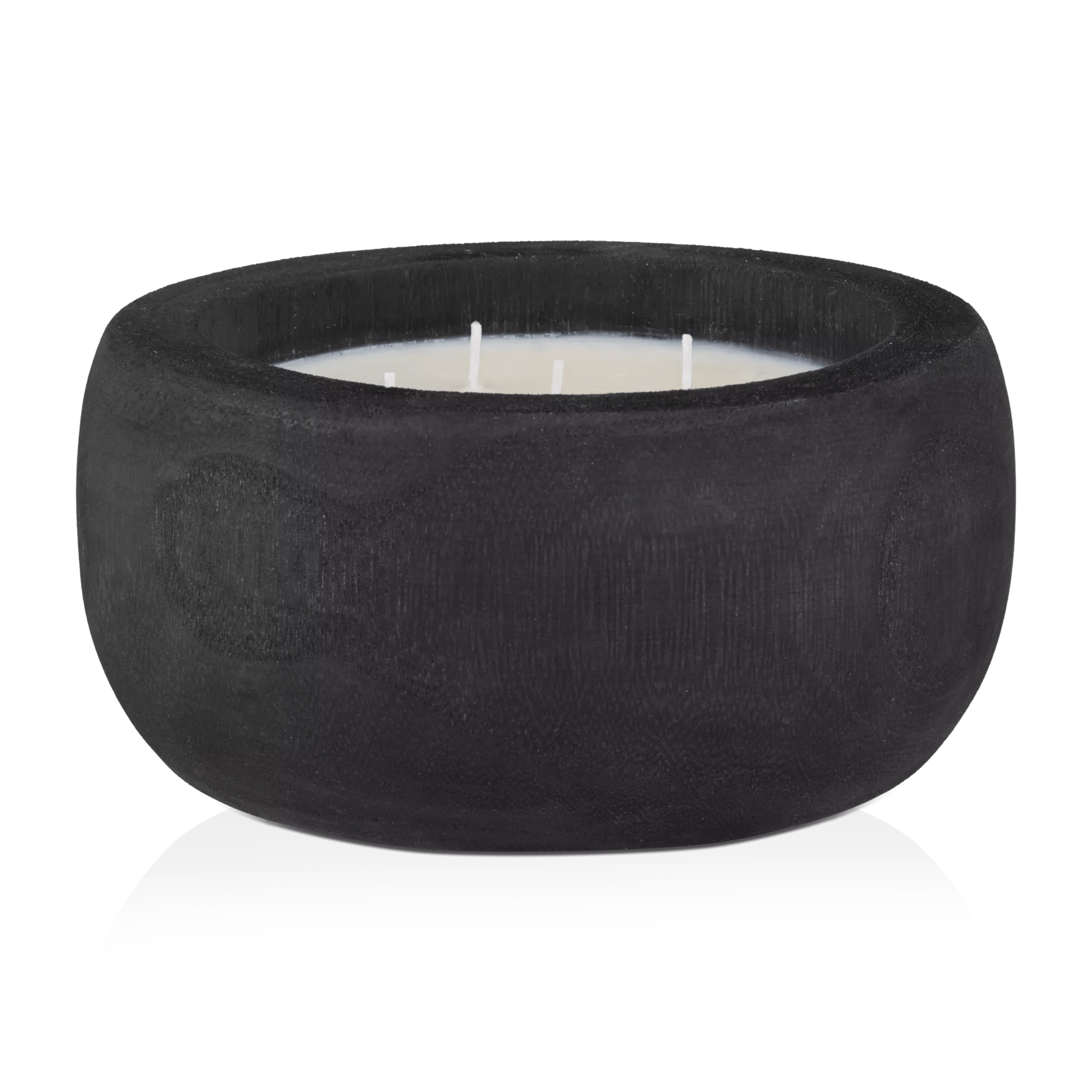 Chandelle en bois noir