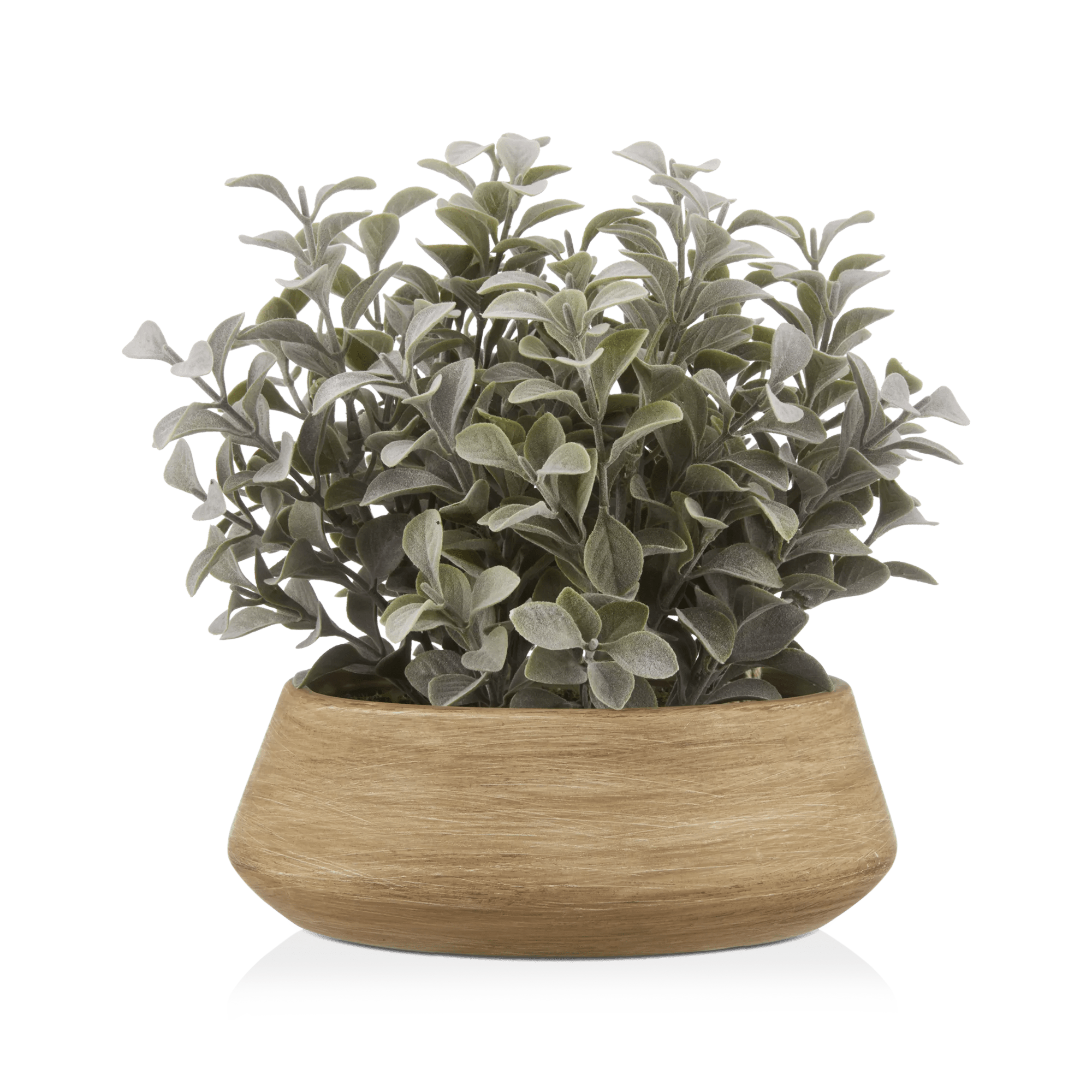 Plante artificielle dans un pot en céramique