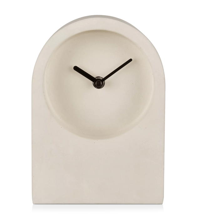 Cement Table Clock