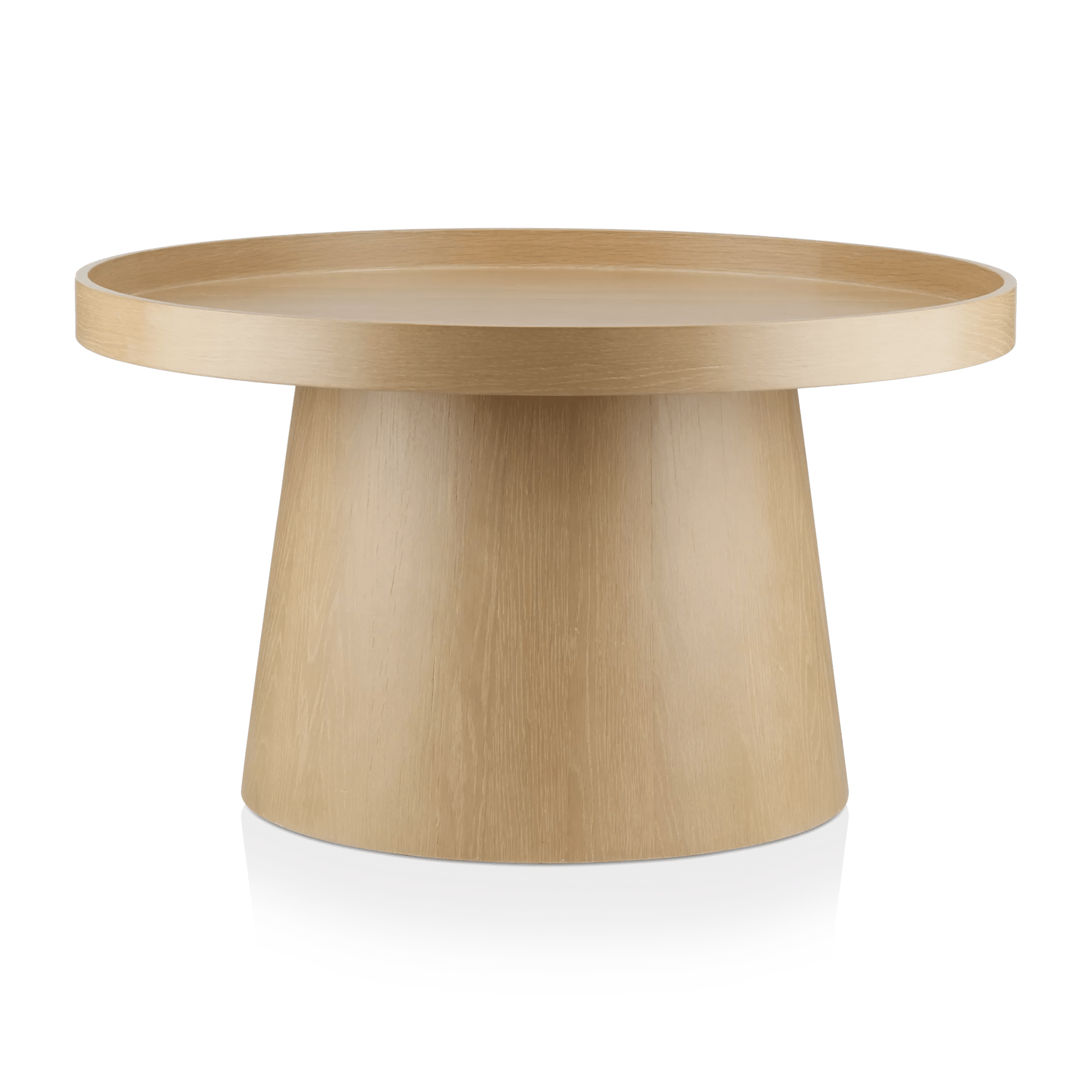 Veneer and Metal Coffee Table