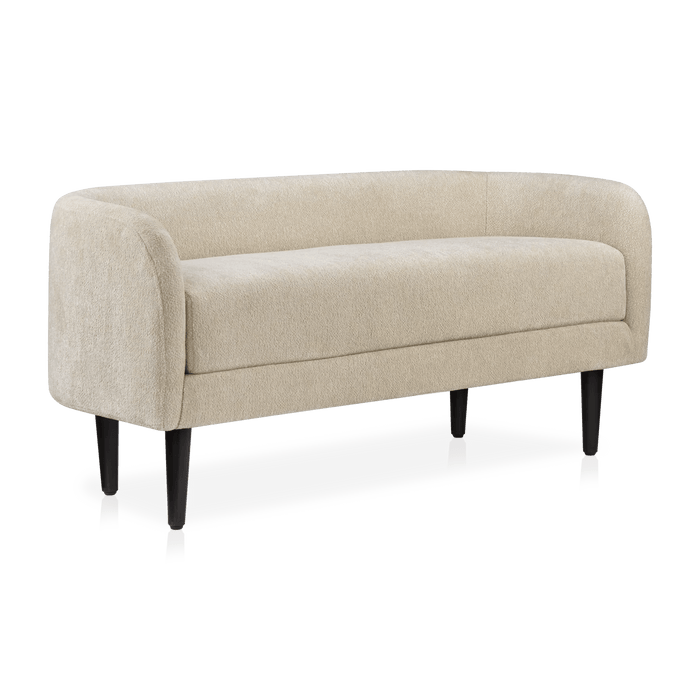 Banc en tissu et en métal