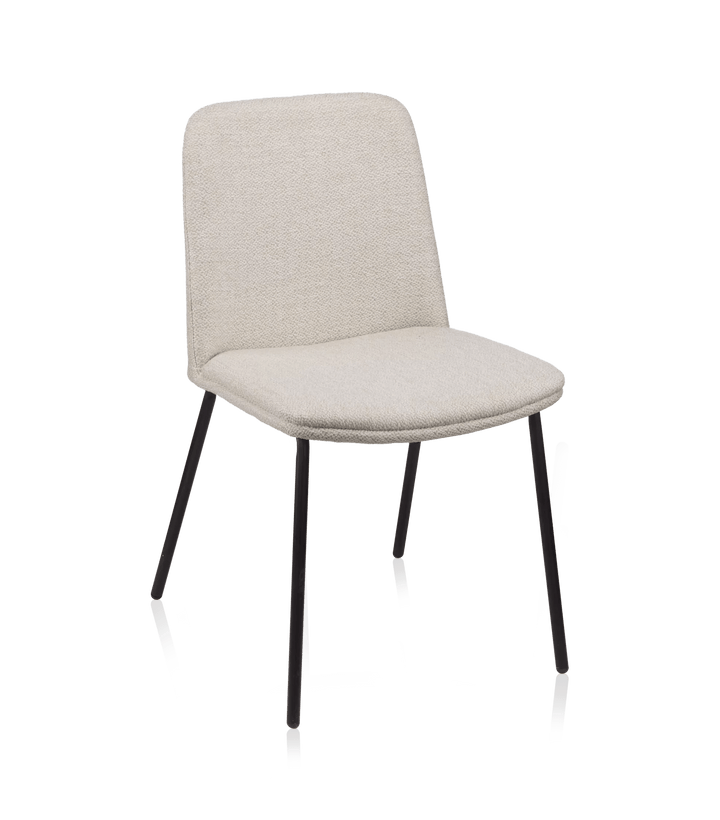 Fabric and Metal Dining Chair