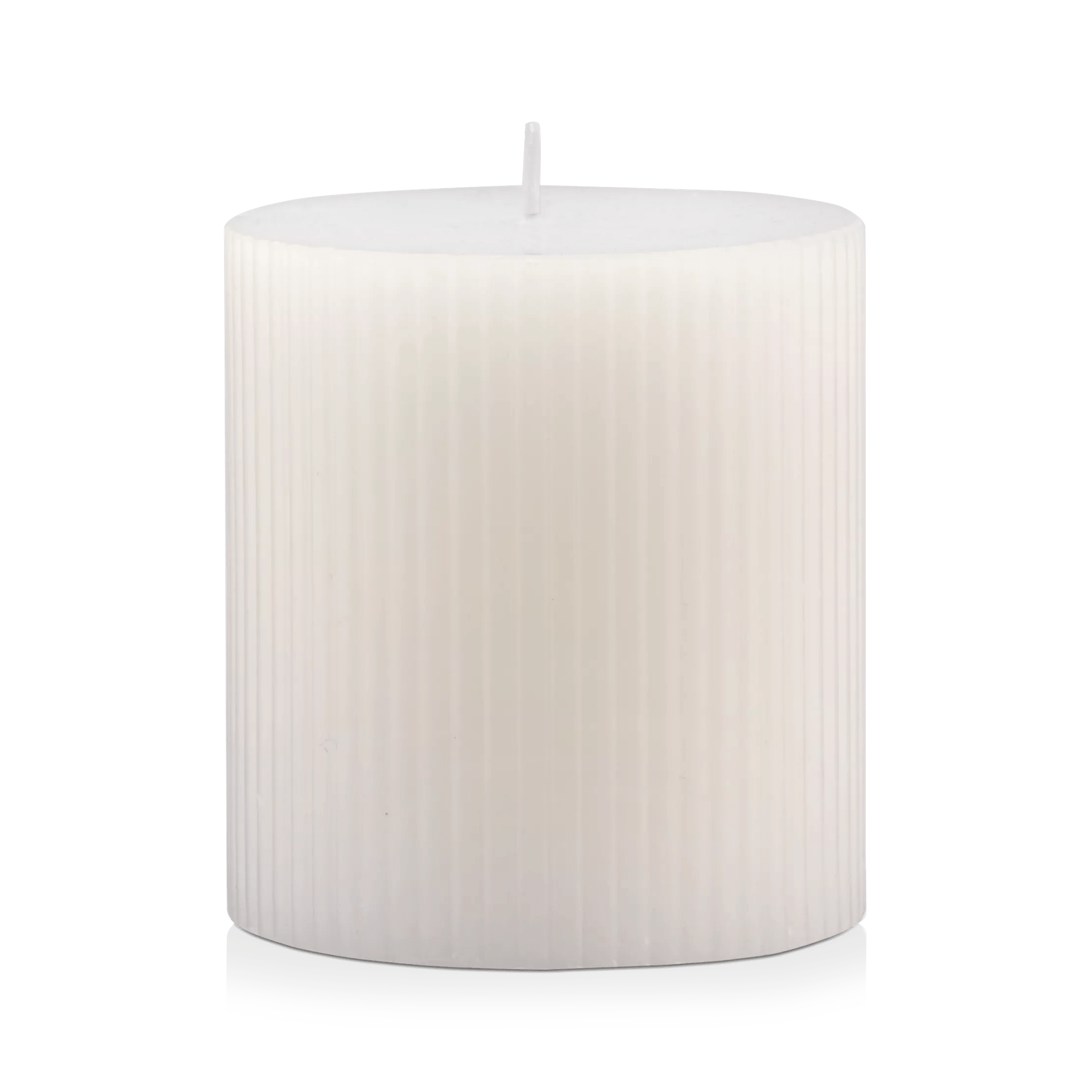 Short Ribbed Candle