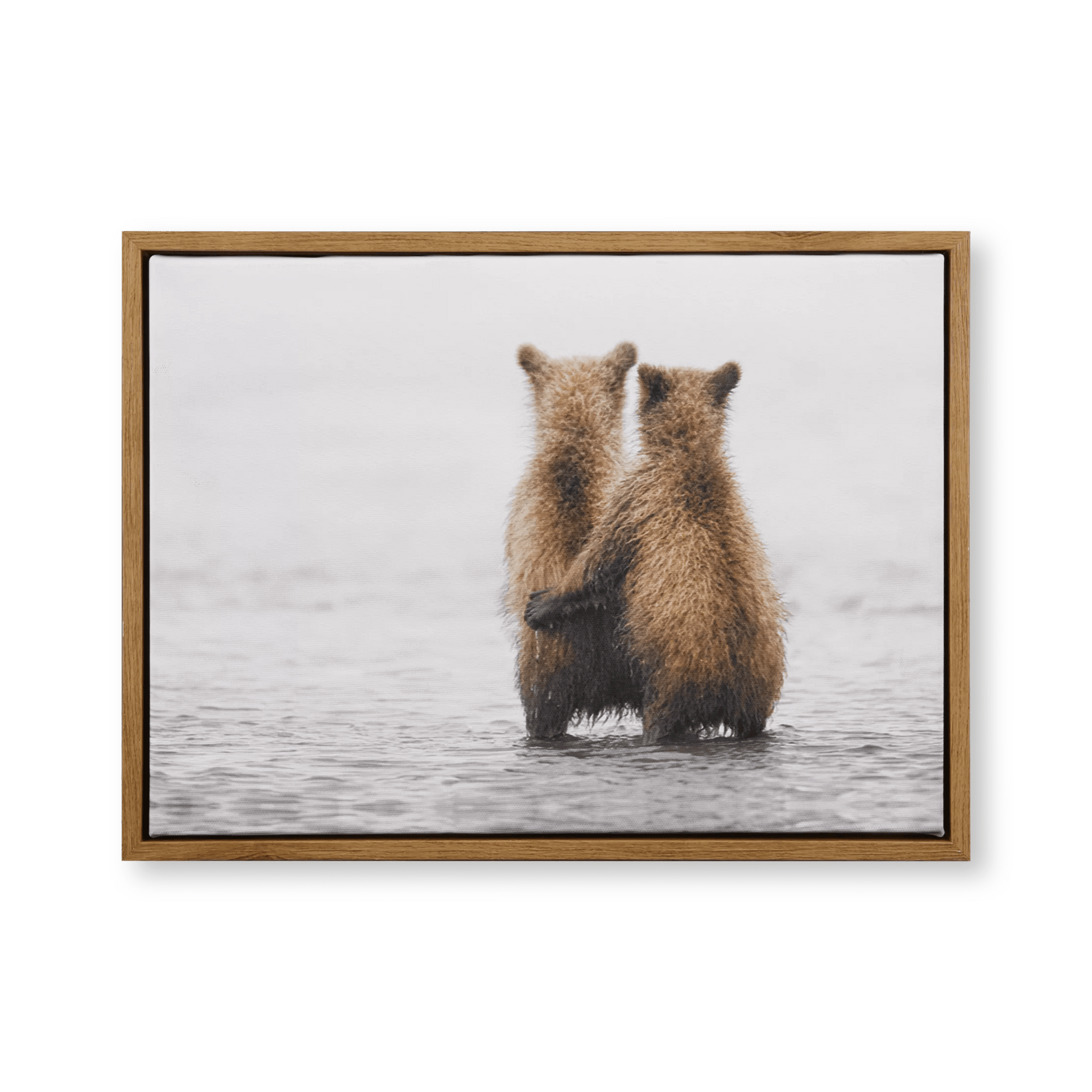 Friendly Cubs Printed Framed Art