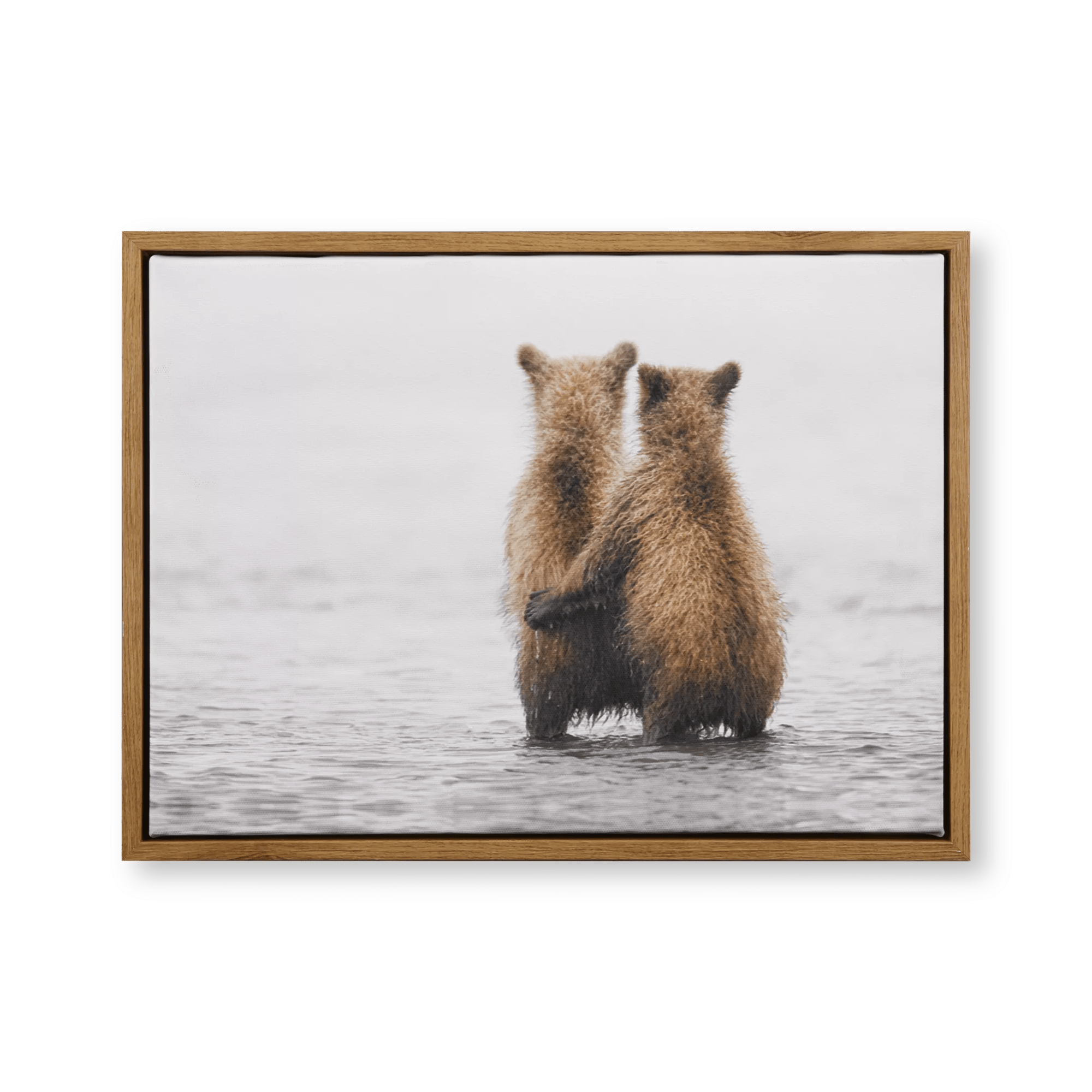 Friendly Cubs Printed Framed Art