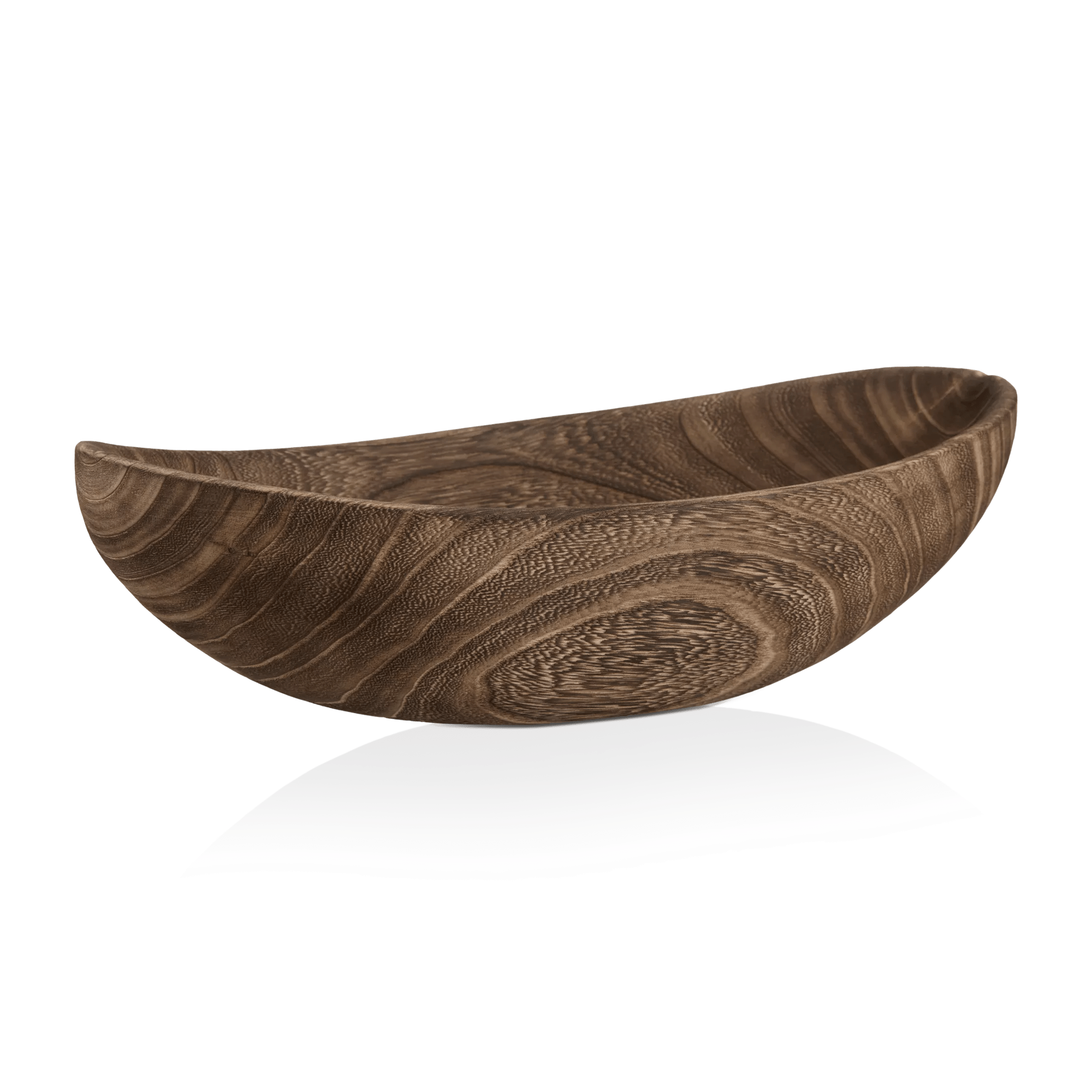 Oval Wood Bowl