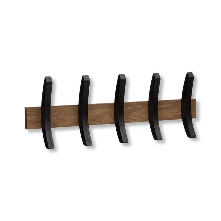 Walnut Finish Wall Hooks