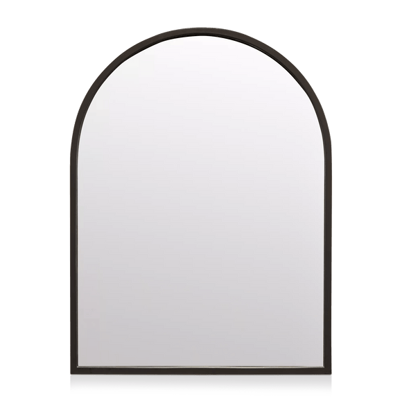 Black Arched Mirror