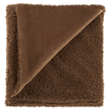 Brown Doodle Boucle Throw