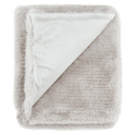 Grey Maddox Faux Fur Throw