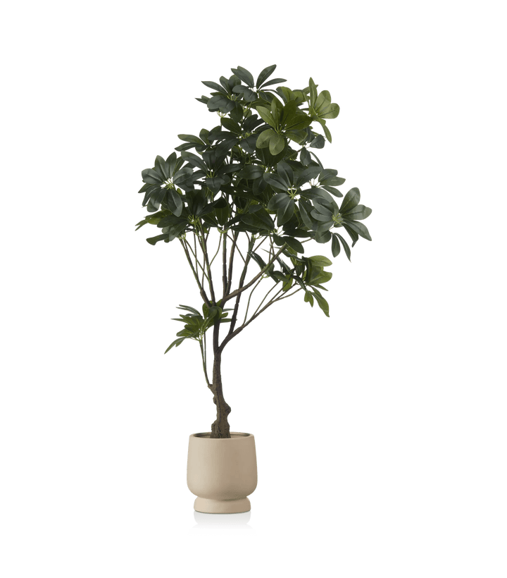 Grande plante artificielle en pot