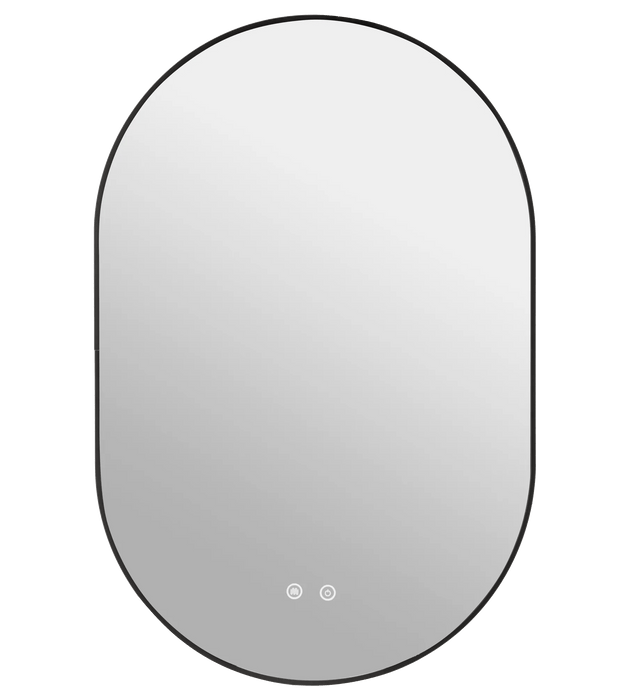 Miroir lumineux à DEL ovale