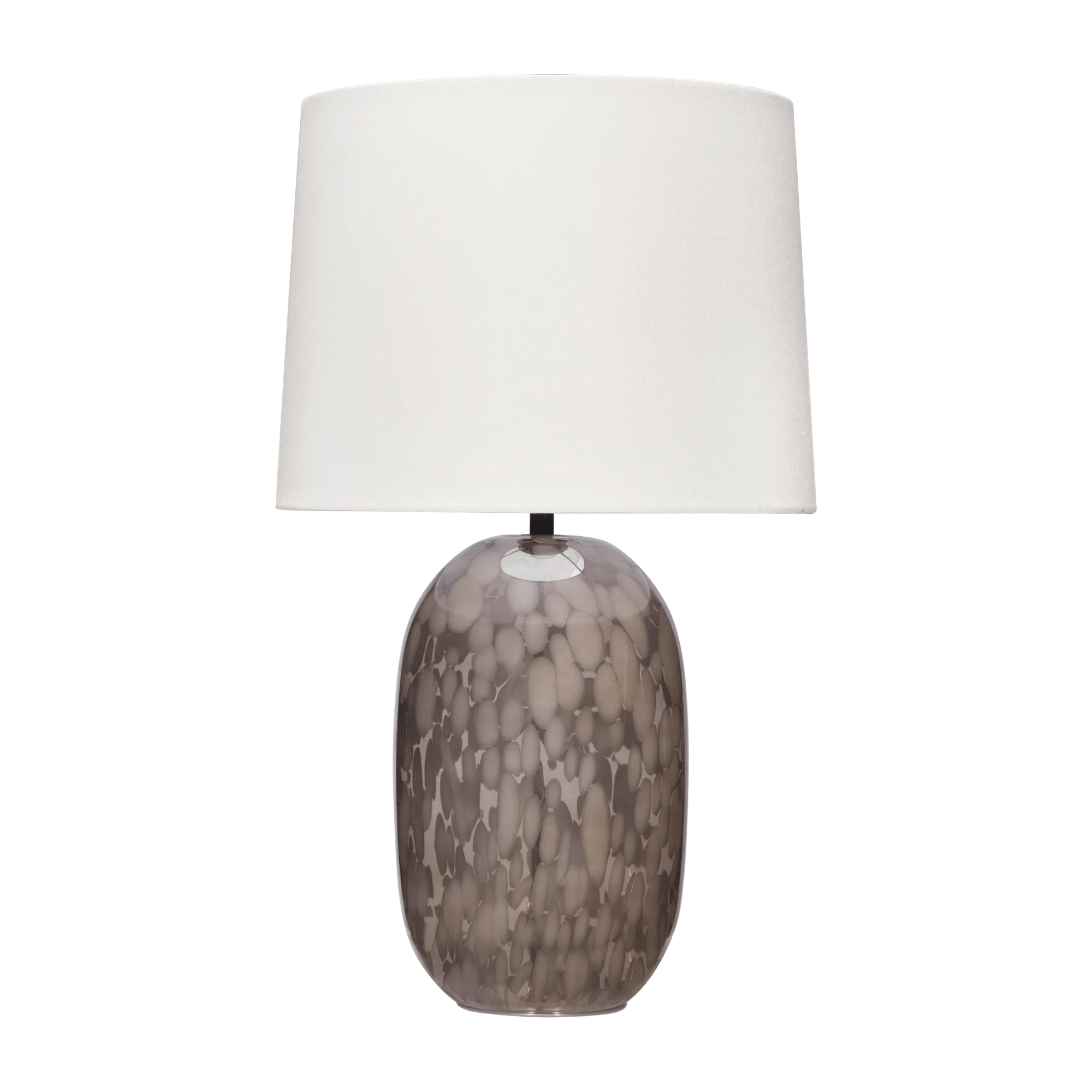 Lampe de table en verre 2 tons