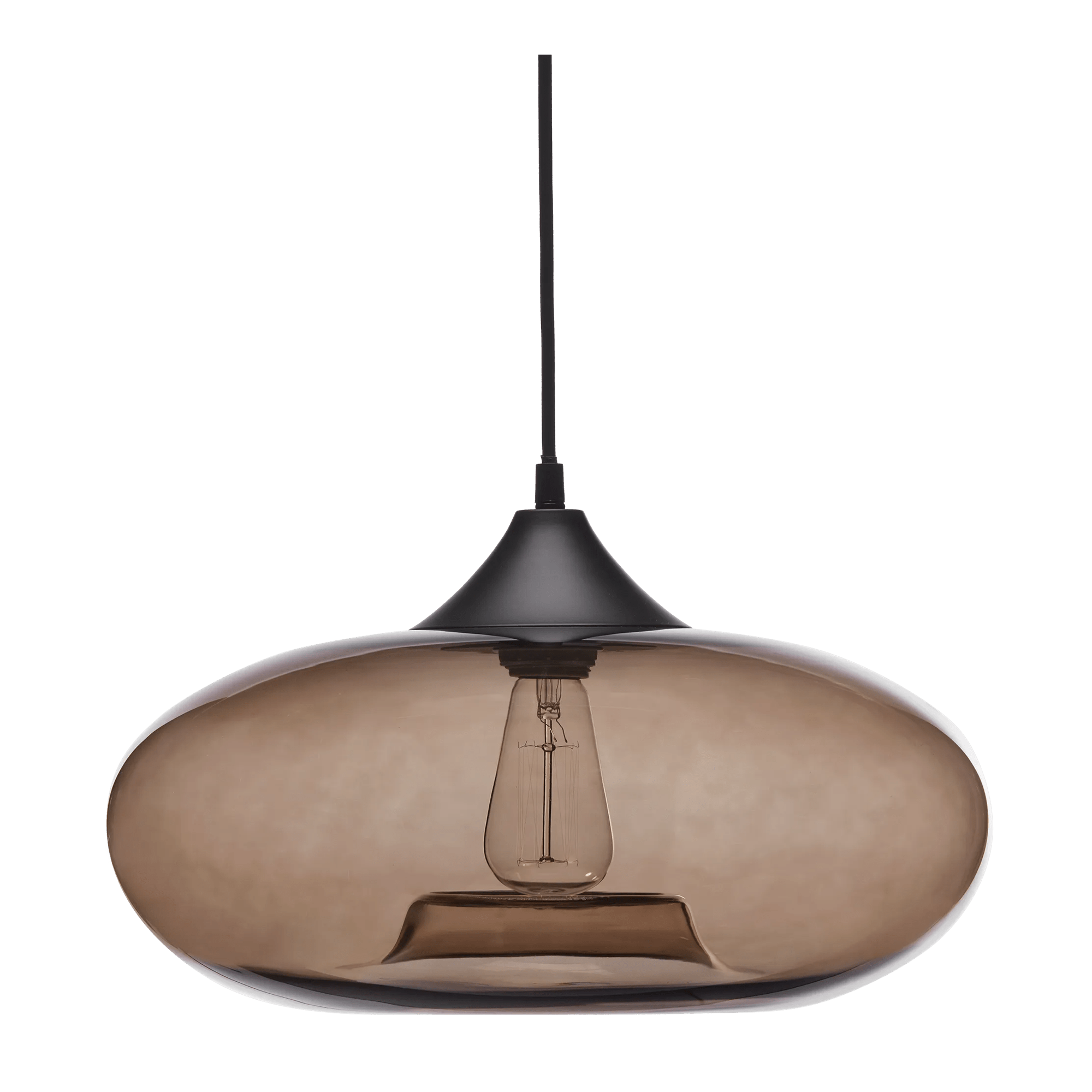 Lampe suspendue avec globe en verre