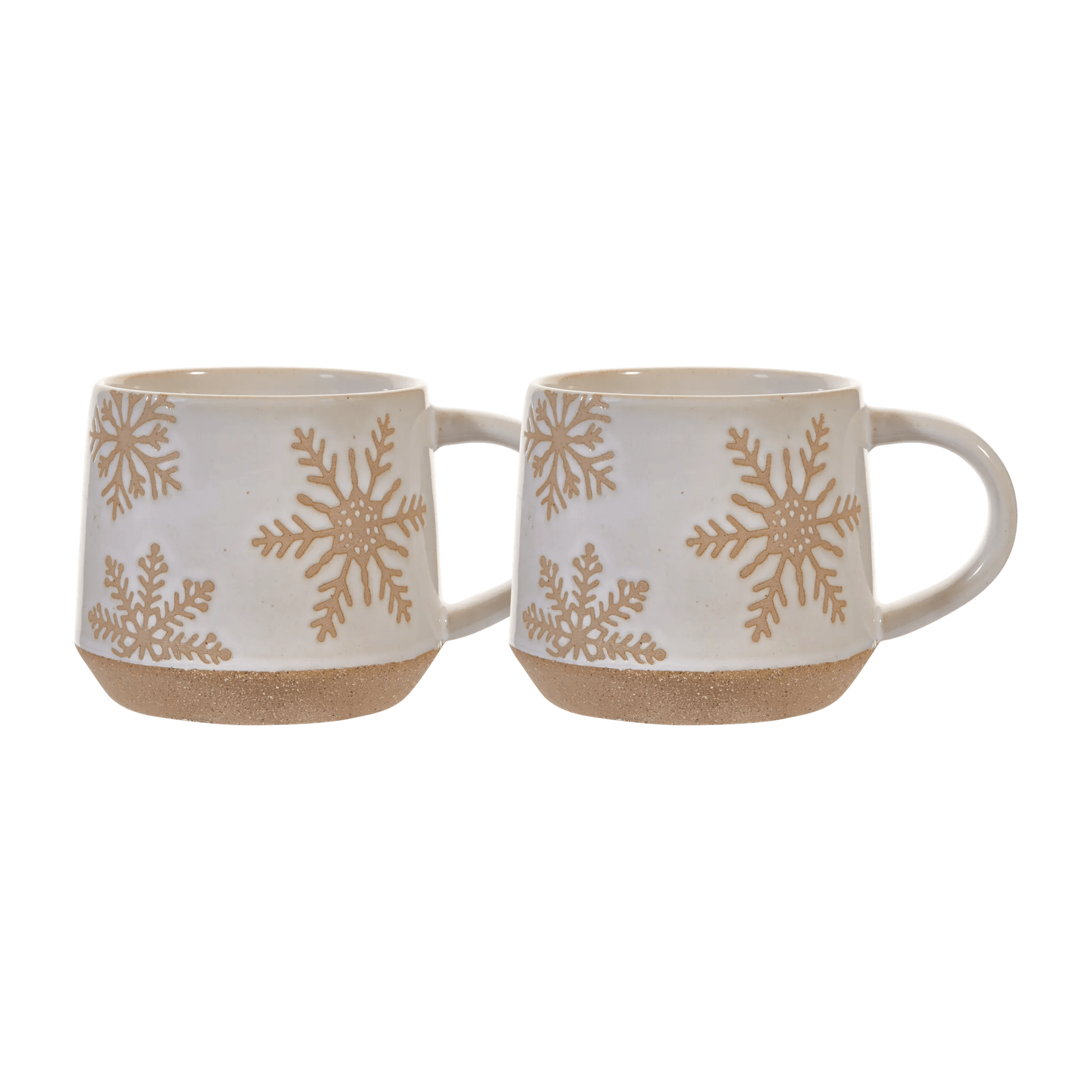 Ensemble de 2 tasses flocon de neige